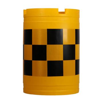 嘉辽 滚塑防撞桶-黄黑(10个装)，EJT3620QDL10 售卖规格：10个/包