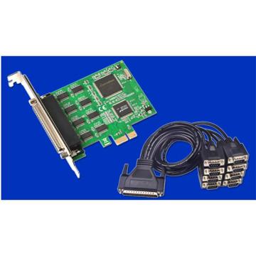 西霸 串口扩展卡，E1-PCE1058-8S PCI-E串口卡