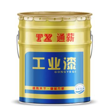 通薪/TX 醇酸磁漆，醇酸磁漆，孔雀蓝，13kg/桶 售卖规格：13公斤/桶