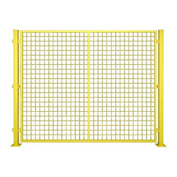 锦安行 车间防护网2米*2米，黄色（标准配置为一片网+一根立柱），JCH-CFW-Y-04 售卖规格：1个