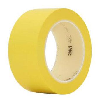 3M 聚氯乙烯胶带，80mm×33m，黄色，471，471-80mm×33m-黄色 售卖规格：1卷