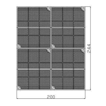 海湾/GST 线型光束感烟火灾探测器反射器，JTY-HM/F-GST102 售卖规格：1个