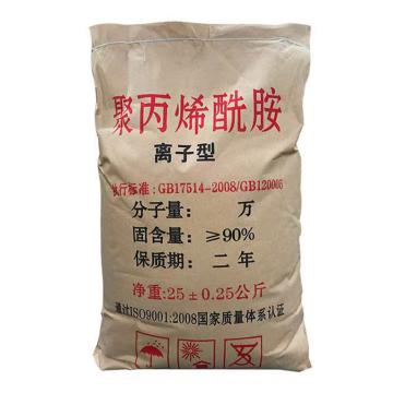 北创 阳离子聚丙烯酰胺，1800万分子量，60离子度，25kg/袋 售卖规格：25千克/袋