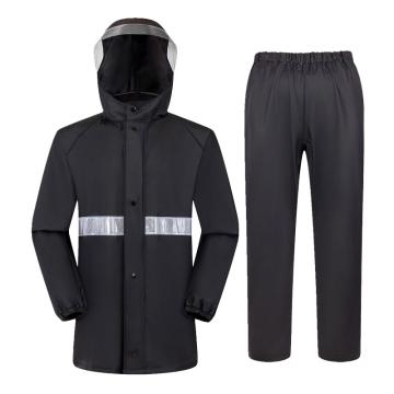 燕王 高频热合PVC反光雨衣套装，YW1901-XL 深藏青 售卖规格：1套