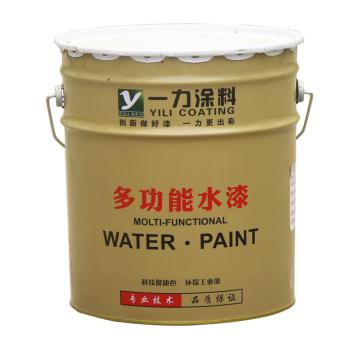 楚天龙/CTL 水性醇酸漆，水性醇酸漆，中黄，17KG/桶 售卖规格：17公斤/桶