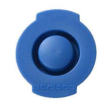俊泽 EFD新款点胶针筒后盖，30/55cc、蓝色，500个/包，TEFD6E30B 售卖规格：1包