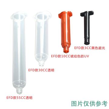 俊泽 俊泽 EFD新款美式点胶针筒，55cc、黑色、不带活塞，TEFD55B，20个/包，TEFD55B 售卖规格：1包