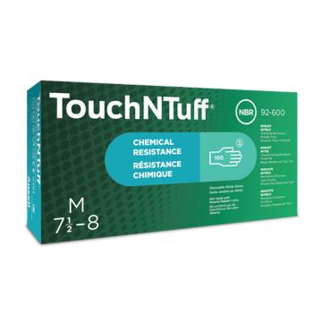 安思尔Ansell 无粉一次性手套，92-600-M，Touch N Tuff® 一次性丁腈手套 无粉，100只/盒