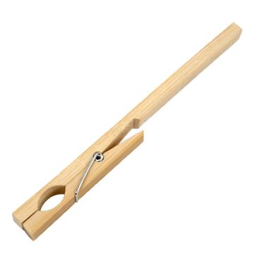 安赛瑞 试管夹（10个装）实验室竹制玻璃试管夹子木头夹 总长18cm，600623 售卖规格：10个/件