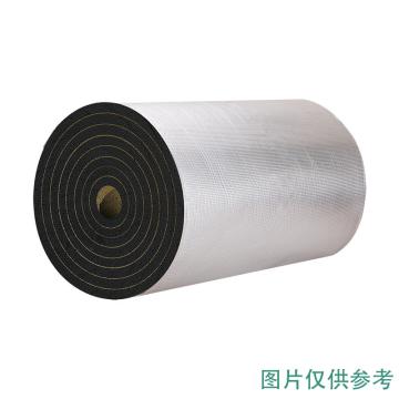 诸葛茅庐 方格铝箔背胶隔热棉，长10m±0.5m，宽0.95m±0.05m 厚度7毫米左右，银黑 售卖规格：1卷