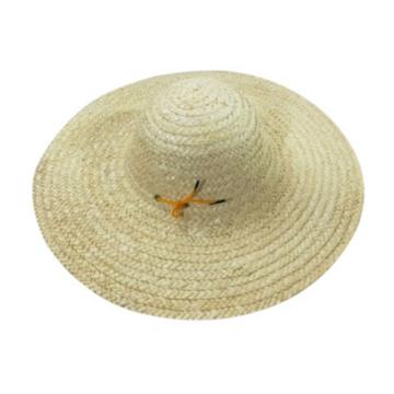 安赛瑞 草帽，39722 夏季农用防晒遮阳帽，帽檐直径43cm，5顶装 售卖规格：5顶/件