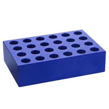 垒固 铝制冰盒，1.5ml/2ml、24孔，W-022402 售卖规格：1个