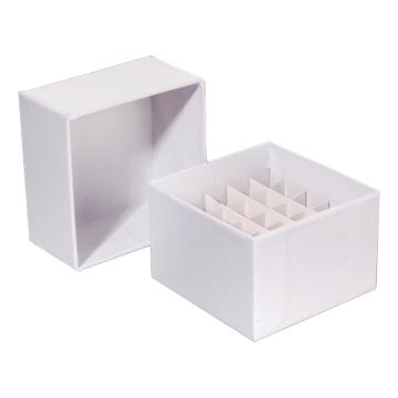 垒固 纸质冷冻管盒（天地盖），1.8ml、25孔、纸质中片防水，S-004821 售卖规格：1个
