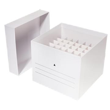 垒固 纸质冷冻管盒（天地盖），10ml/15ml、纸质中片防水，S-004825 售卖规格：1个