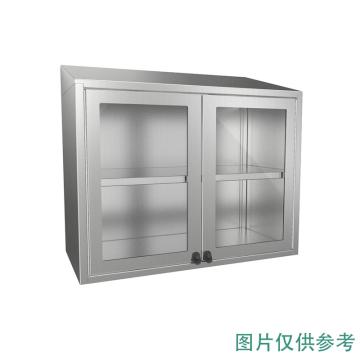 兆庭 双层对开门可视吊柜，尺寸:900×400×800mm材质:304 型号：CT-CB-29 售卖规格：1个