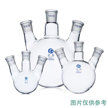 垒固 斜三口烧瓶，B-017312 250ml，19*19*19 售卖规格：1只