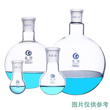 垒固 单口园底烧瓶，B-017019 2000ml，24/29 售卖规格：1只