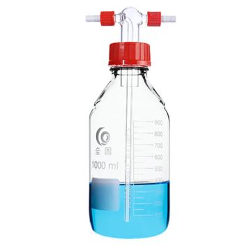 垒固 GL45螺口洗气瓶，1000ml、直管，B-039854 售卖规格：1个
