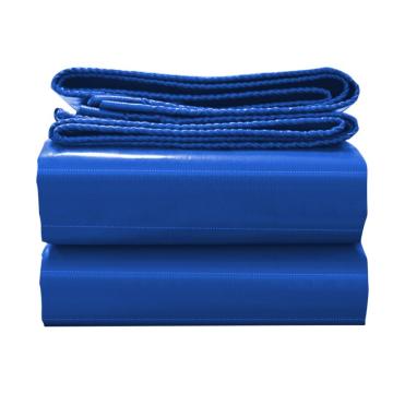 raxwell 蓝色防雨刀刮布，0.3mm厚，330g/㎡，1.3*1.3*1.5m，单面印刷字体“防汛物资”白色宋体30cm