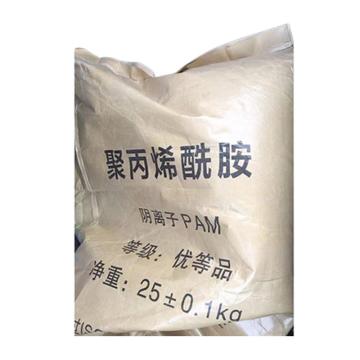 艾克 阴离子聚丙烯酰胺，分子量≥1200万，25kg/袋，1吨 售卖规格：1吨