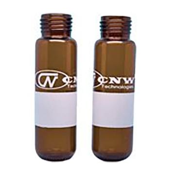 CNW 18mm螺纹口20mL棕色圆底顶空样品瓶（带书写），VAAP-320018EM-2375A-100 100只/纸盒，10纸盒/纸箱 售卖规格：1盒
