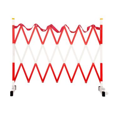 金能电力 玻璃钢片式可移动伸缩围栏，（红带子白字 止步高压危险），HT-076，1.2×5米，配套警示带 售卖规格：1套
