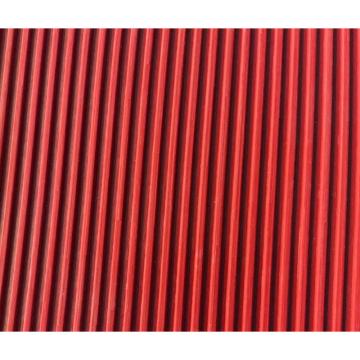 华泰 绝缘胶垫，均匀条纹防滑8mm厚，宽1m，红色 售卖规格：1米