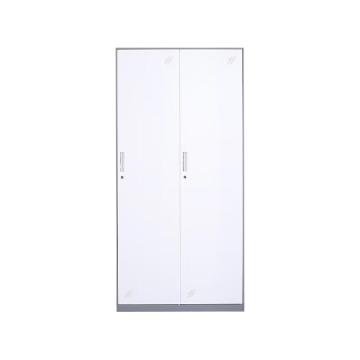 企诺 二门/两门更衣柜带锁收纳储物柜员工柜铁皮钢制柜，GW-210 900*500*1850mm 厚度0.6mm 售卖规格：1个