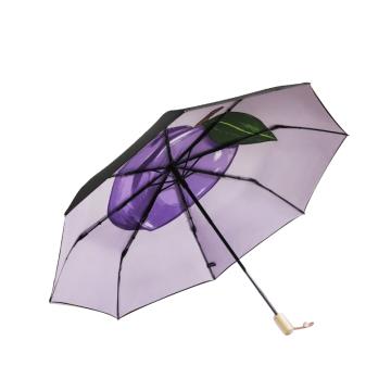 蕉下 果趣系列三折伞，西梅 遮阳伞太阳伞 售卖规格：1把