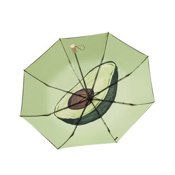 蕉下 果趣系列三折伞，鳄梨 遮阳伞太阳伞 售卖规格：1把