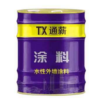 通薪/TX 水性外墙涂料，水性外墙涂料，米黄色，20kg/桶 售卖规格：20公斤/桶