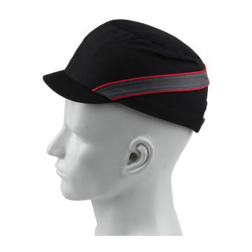 代尔塔/DELTAPLUS 运动安全帽，102130，黑色 轻型透气防撞，帽檐3cm 售卖规格：1只