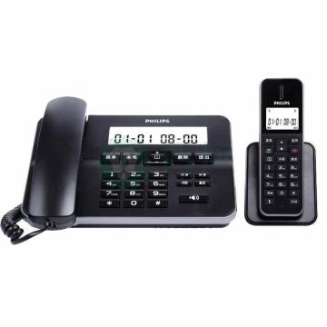 飞利浦 （PHILIPS）子母电话机，DCTG192 黑色