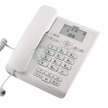 飞利浦 （PHILIPS）有绳电话机，CORD108W/93白色
