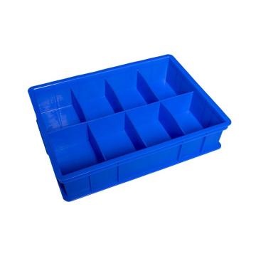 东弘辉熠 2#8格物料箱，外尺寸:375×275×85mm 内尺寸:350×250×80mm,蓝色 售卖规格：1个
