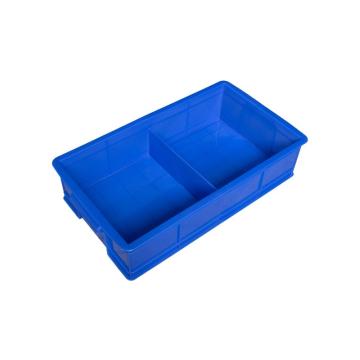 东弘辉熠 3#2格物料箱，外尺寸:355×200×85mm 内尺寸:325×180×80mm,蓝色 售卖规格：1个
