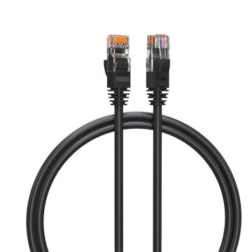 海乐 六类非屏蔽无氧铜线芯网络跳线，HT-300H-2M 黑色，2米，10条起订 售卖规格：1条