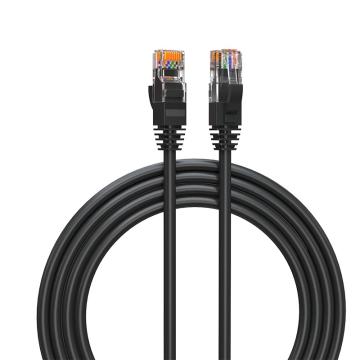 海乐 六类非屏蔽无氧铜线芯网络跳线，HT-300H-3M 黑色，3米，10条起订 售卖规格：1条