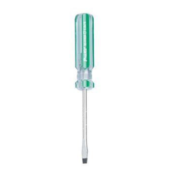 宝工/Pro'sKit 绿彩PVC一字螺丝刀，SD-5102A 5.0x75mm 售卖规格：1把