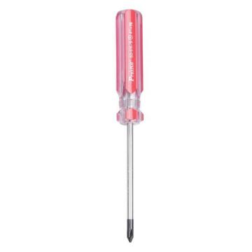 宝工/Pro'sKit 红彩PVC十字螺丝刀，SD-5102B #1 5.0x75mm 售卖规格：1把