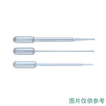 CNW 1.5mL塑料巴斯德吸管，未灭菌，230mm，总容量6mL，ADEQ-2600120 售卖规格：1盒