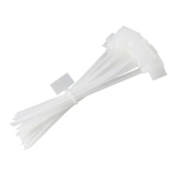 安赛瑞 标牌扎带，10439 白色，3×150mm 售卖规格：250根/包