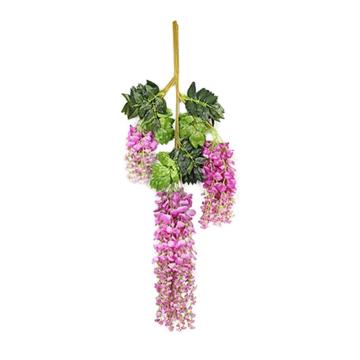 安赛瑞 加密紫红紫藤花，530879长约110cm，12支 售卖规格：12根/包