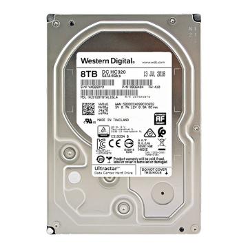 西部数据/WD 企业级硬盘，HUS728T8TALE6L4 HC320 SATA6Gb/s 7200转256M 8TB 售卖规格：1个