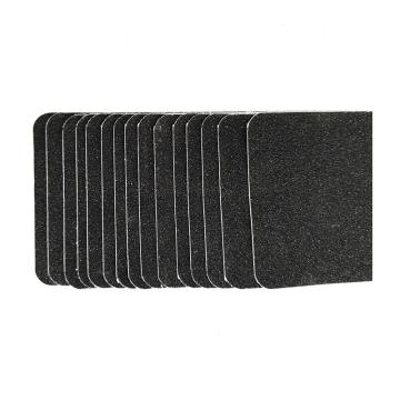 嘉辽 PVC金刚砂楼梯防滑贴，黑色，15cm×76cm，EBS3612 售卖规格：15片/包