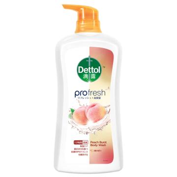 滴露/Dettol 清爽保湿沐浴露，3154370 清甜水蜜桃香950g 售卖规格：1瓶