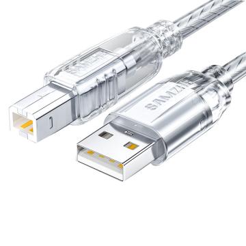 山泽 USB打印机线，UK-410 2.0方口数据线 10米/根 售卖规格：1根
