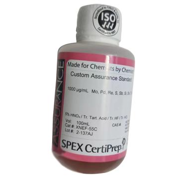 Spex 9元素混标，XNEF-55C 1000ug/ml，100ml/瓶 售卖规格：1瓶