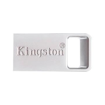 金士顿/Kingston U盘，DTMC3G2 128GB USB3.2 Gen1 U盘 迷你型车载U盘 读速200MB/s 银色金属 售卖规格：1个