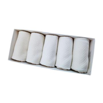 安赛瑞 竹纤维耐磨中筒袜，白色，均码，10819 售卖规格：5双/包